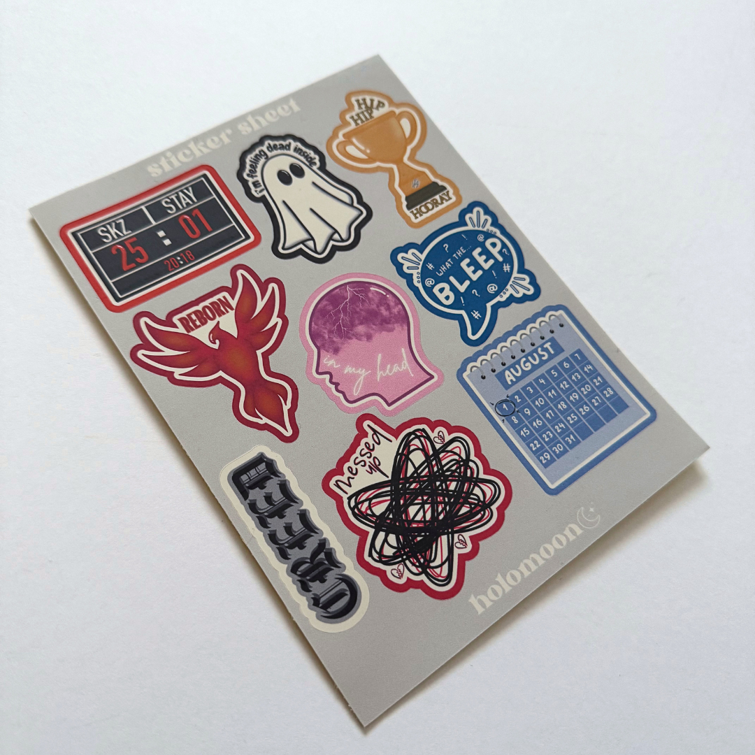 Stray Kids Karma Polco Deco Sticker Sheet