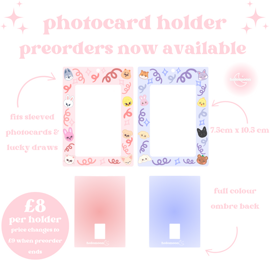 Photocard Holder Preorder