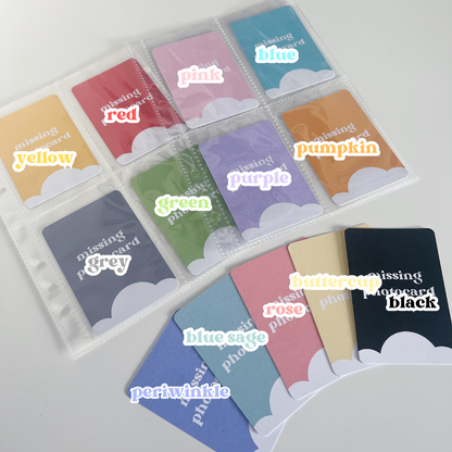 Missing Photocard Binder Fillers (10 Pack)